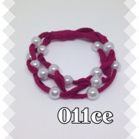 Pulsera Eye Pearl Fucsia